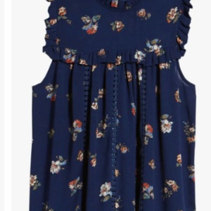 Everleigh Ruffled Floral‎ Top SZ L